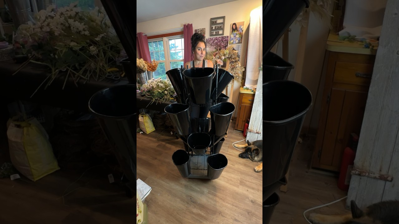 DIY Vertical Flower Stand | How I Store and Organize my Flowers