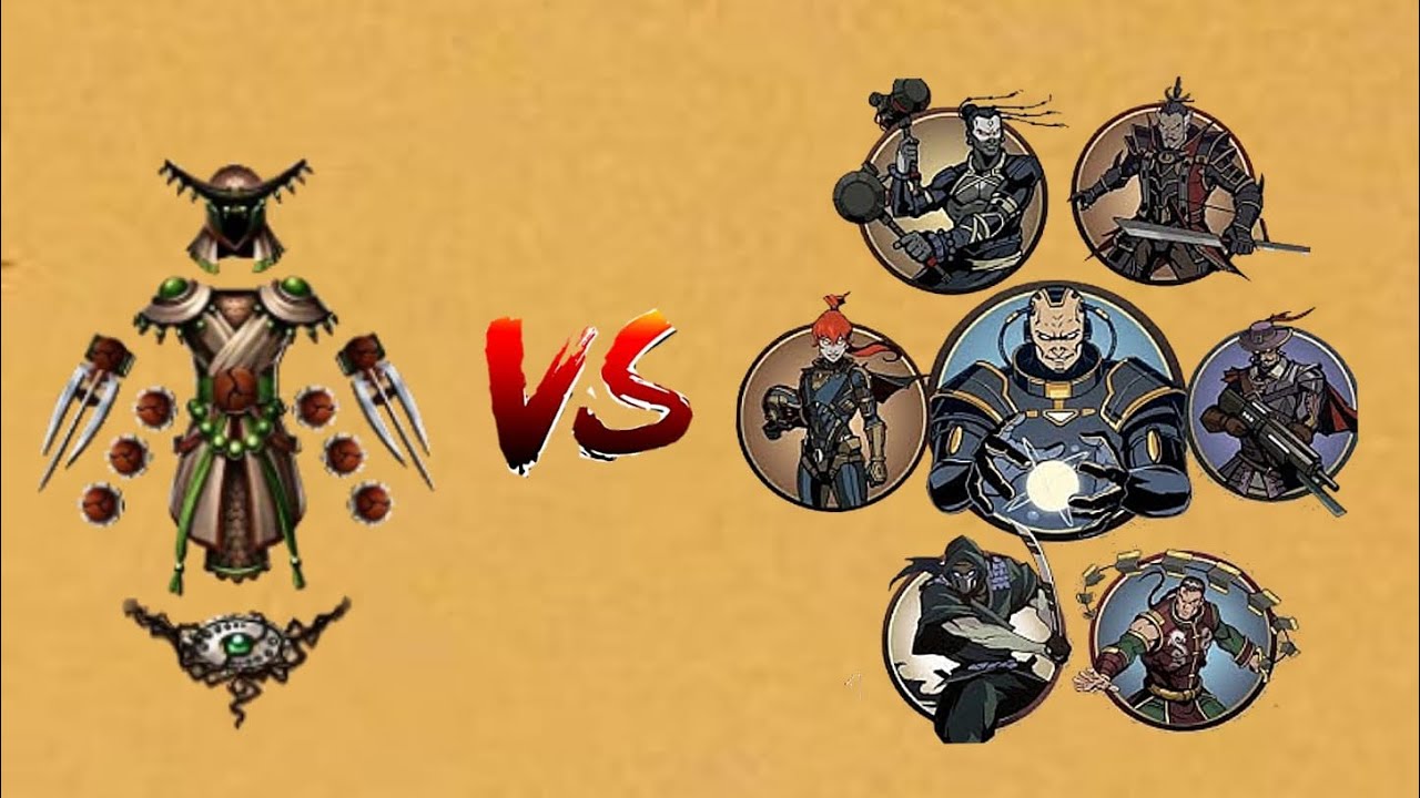 Monk set vs titan and his all bodyguards including may #shadowfight2 #progamersf2  #toeianimation 