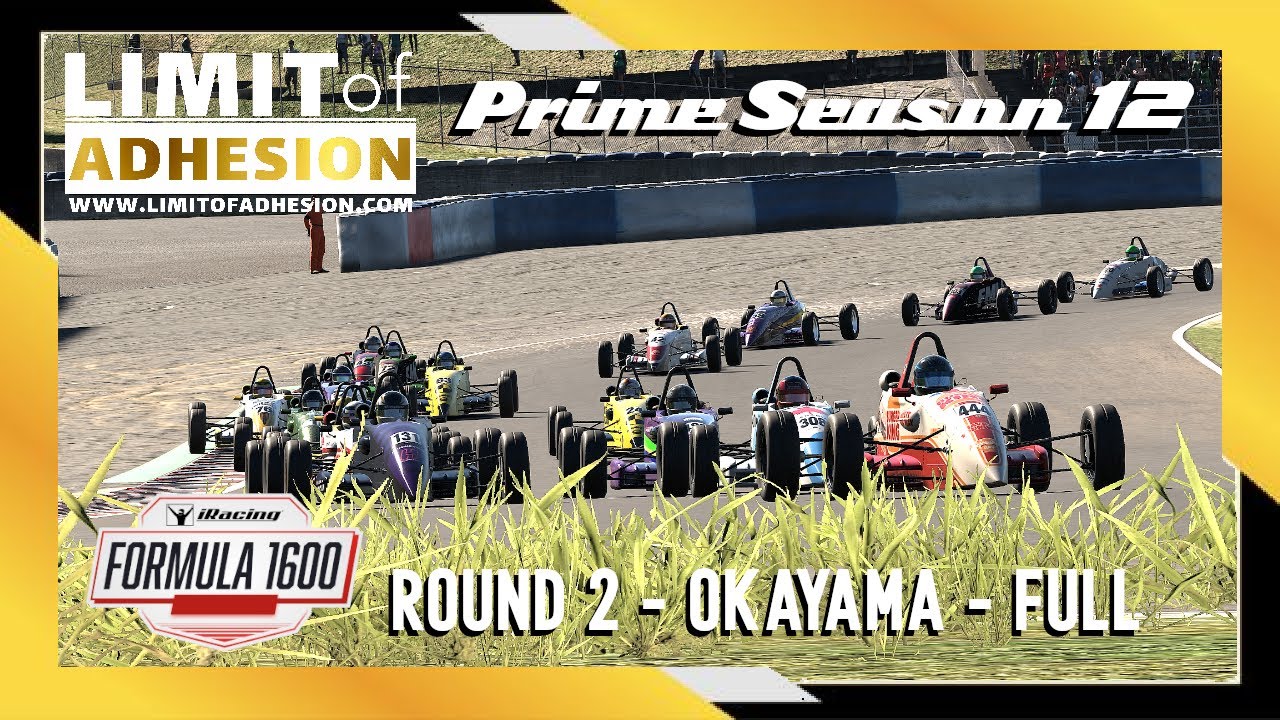 iRacing Limit of Adhesion Racing League - Prime Season 12 -FF1600 - Round 2 - Okayama