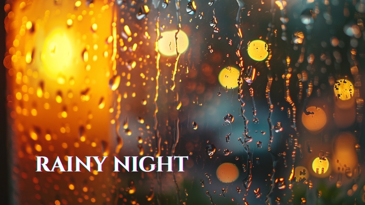 Rain on Window 🌧️ Relaxing Piano Music for Sleep & Study (10 Hours)