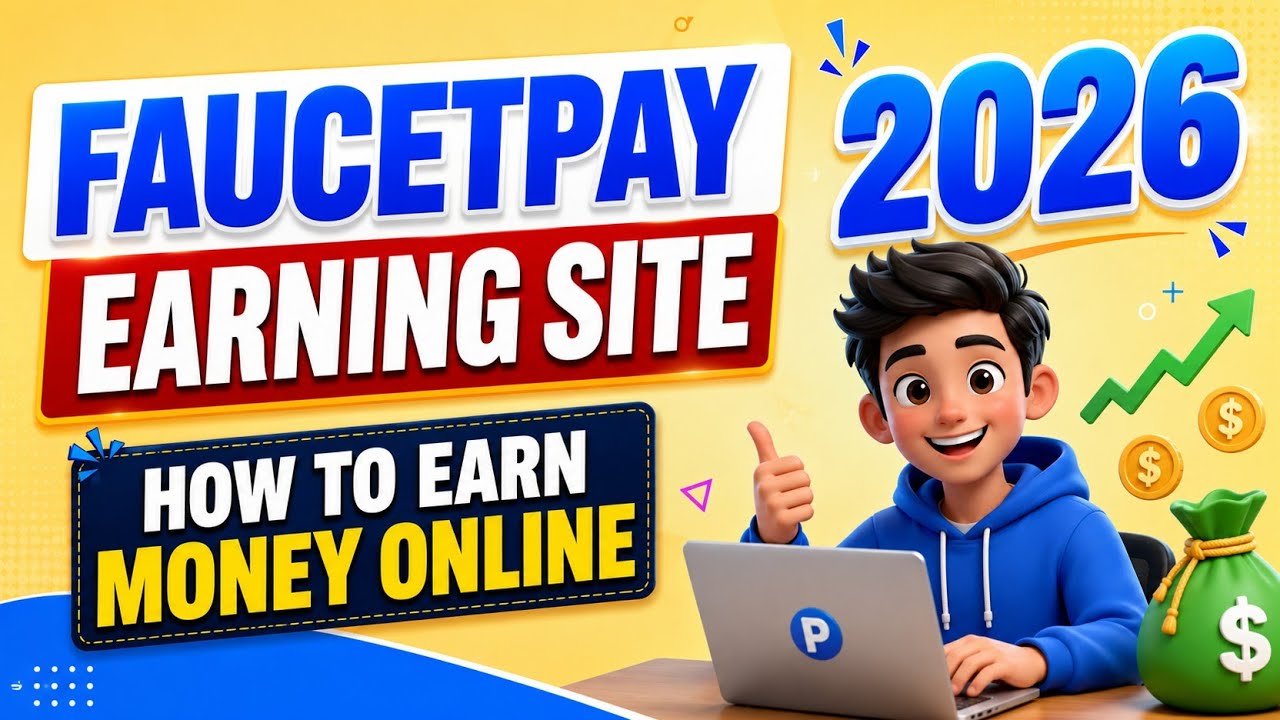 FaucetPay Earning Site 2026 | How to Earn Money Online with FaucetPay