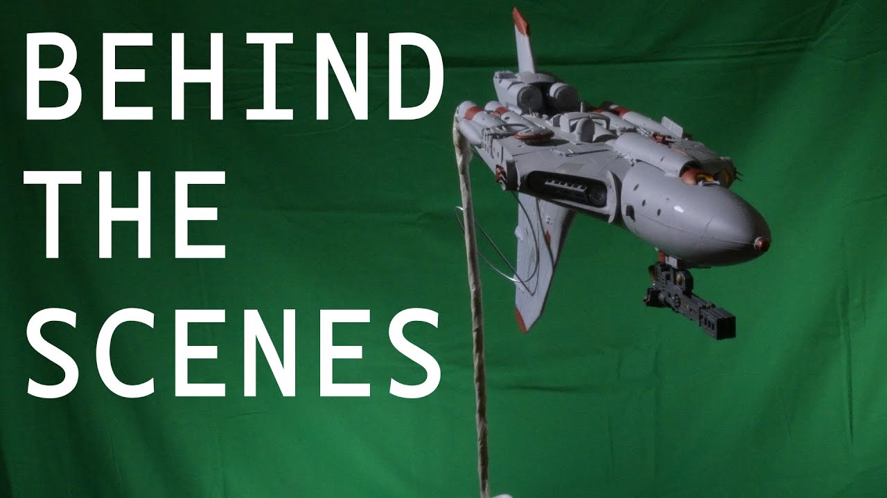 How to make a Space battle (how to film miniature spaceships)