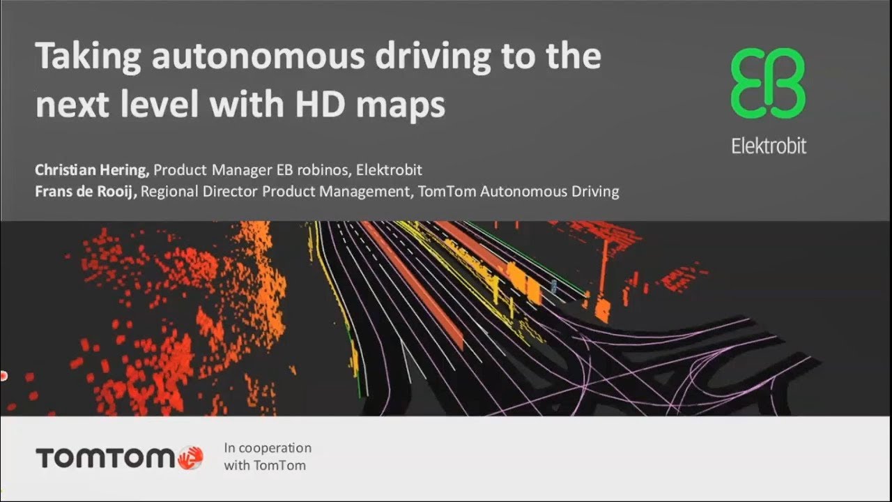 Taking autonomous driving to the next level with HD maps