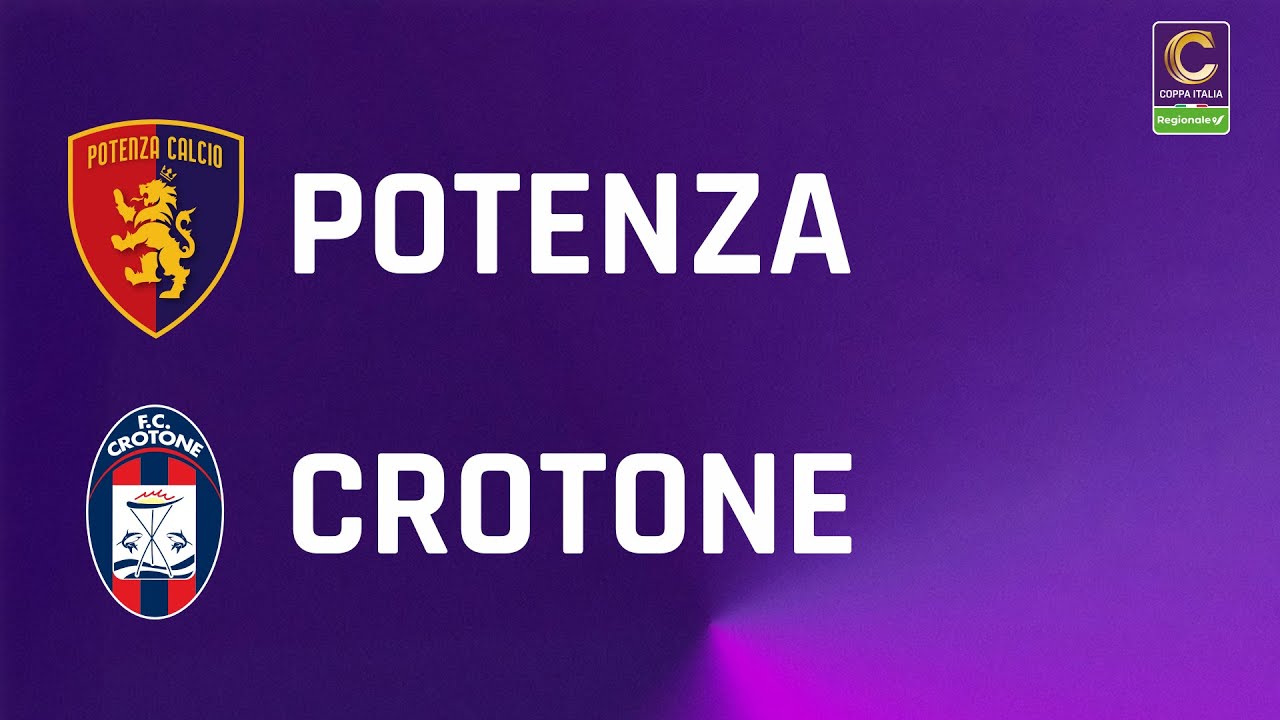 Potenza - Crotone 3-1 | Coppa Italia Serie C Regionale Trenitalia | Gli Highlights