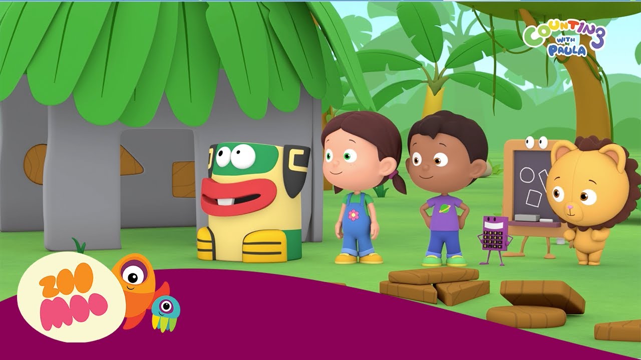 Jungle Holiday House | Counting with Paul S3 | Cartoon for Kids