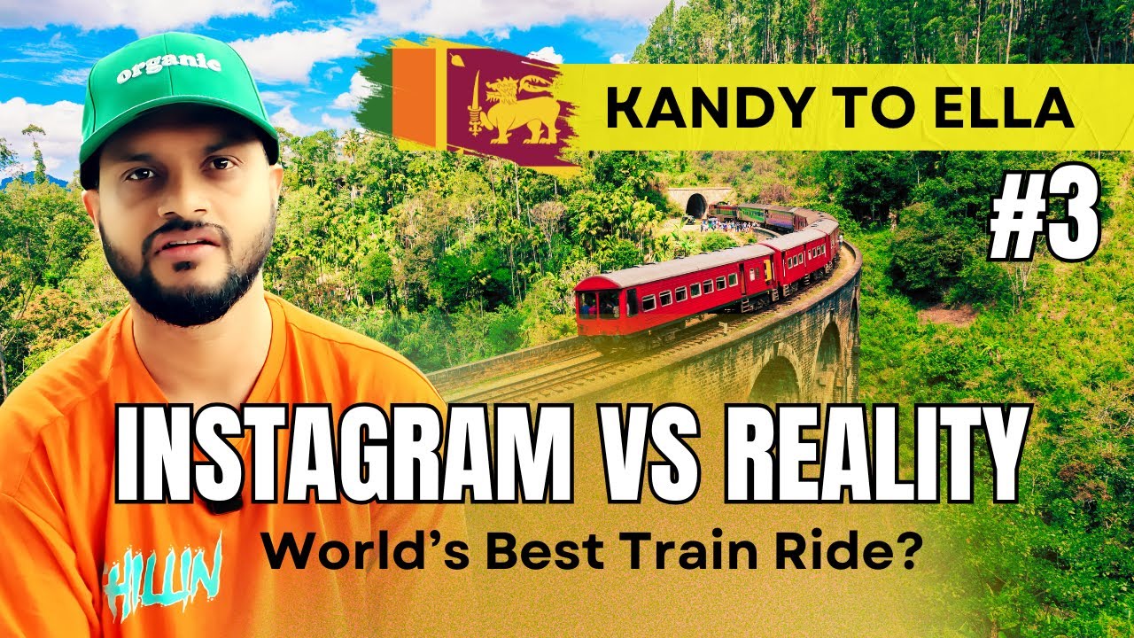 Kandy to Ella Train Journey – Instagram vs Reality (Sri Lanka Travel Vlog) 🇱🇰