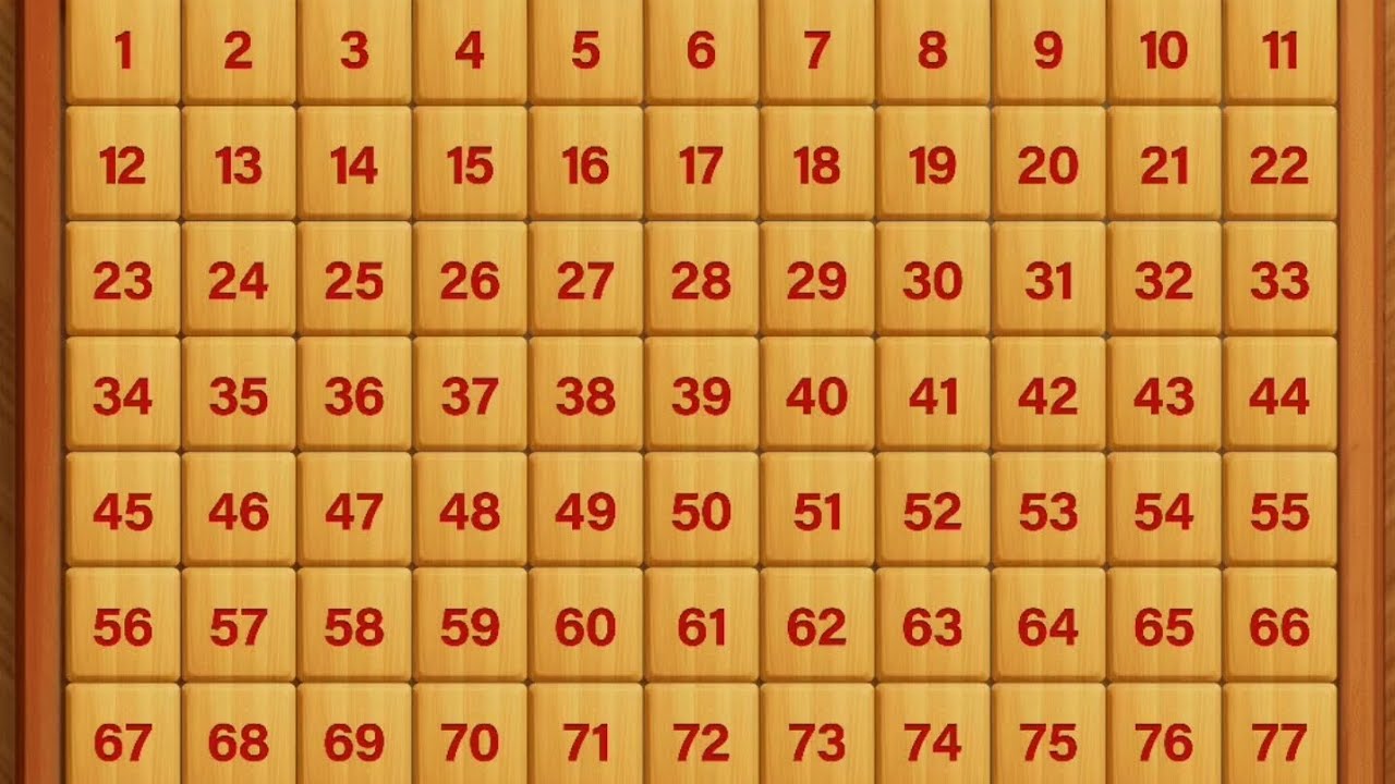 11x13 classic number puzzle