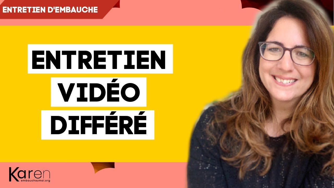 ENTRETIEN VIDÉO DIFFÉRÉ : exemples et conseils pour le réussir !