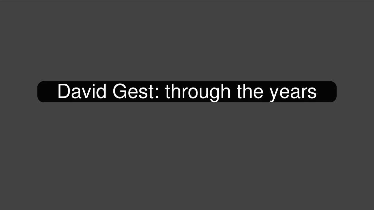 David Gest: through the years