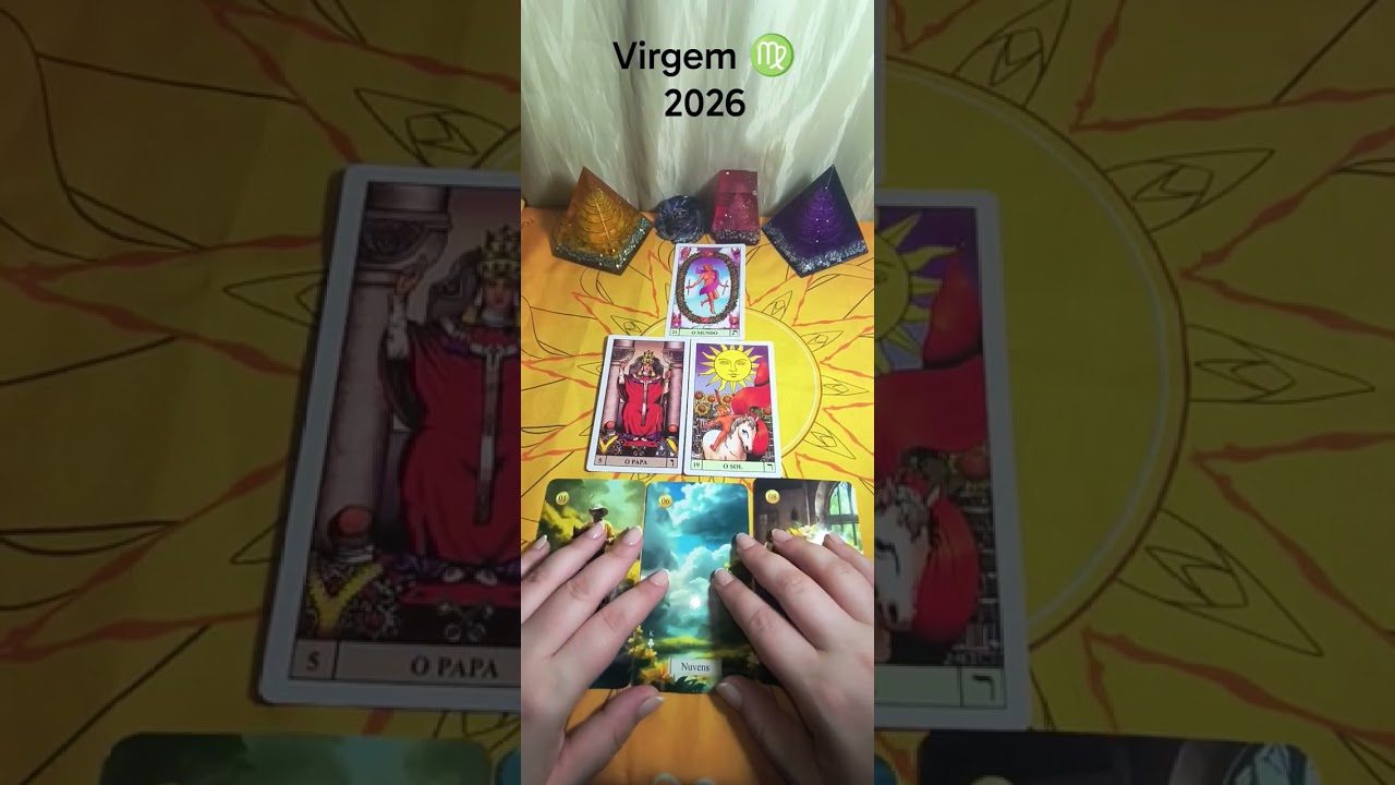 Signo de Virgem. Leitura do novo ano de 2026 #Virgem #intui&ccedil;&atilde;o #previs&otilde;es #tarot #signo #2026