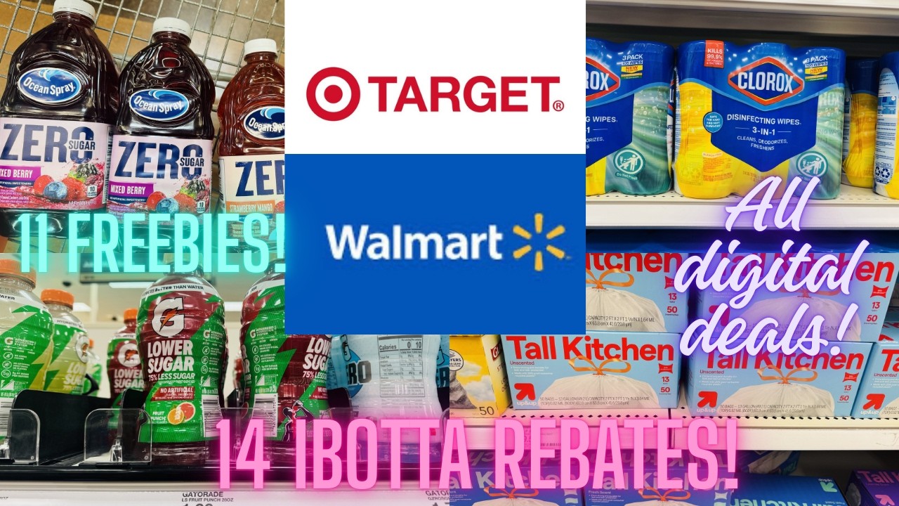 Все покупки в цифровом формате из Walmart и Target! 11 БЕСПЛАТНЫХ ПОДАРКОВ!!!!! 14 скидок от iBotta!