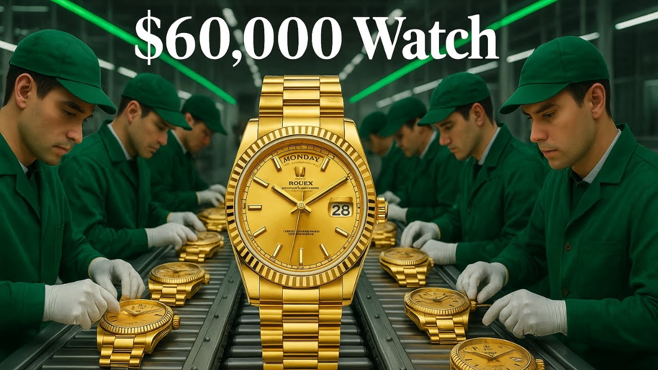 Inside the Rolex Gold Factory: From Vacuum Casting to Acoustic Perfection ($60,000 Full Process)