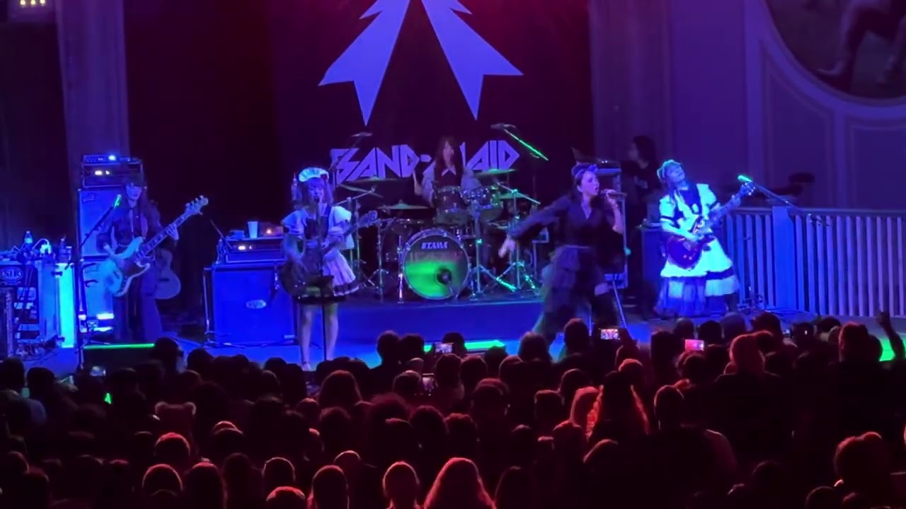 BAND-MAID Manners with Miku intro - live at Portland August 11th 2023