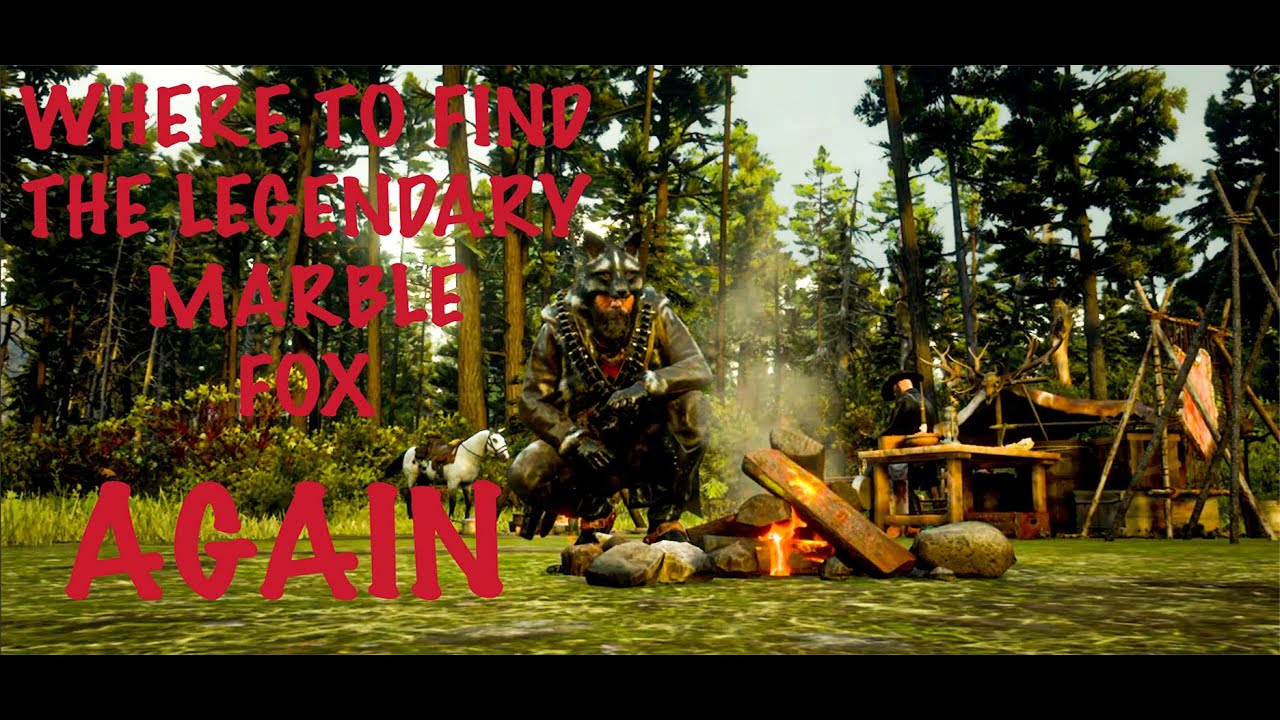 WHERE TO FIND THE LEGENDARY MARBLE FOX, I FOUND IT AGAIN!! CORRECTIONS (RDO)