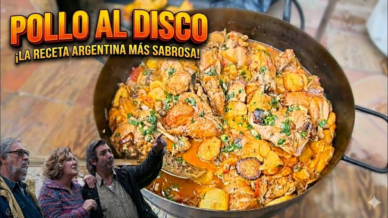 pollo al disco