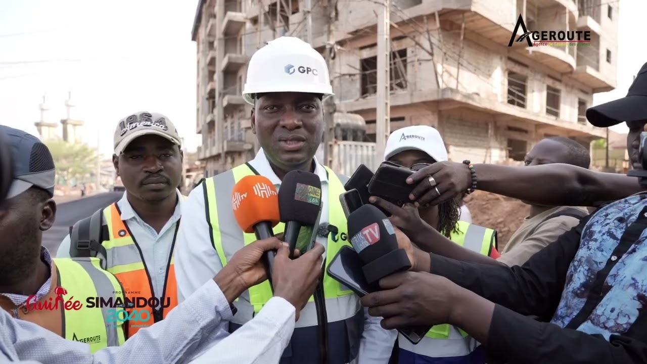 Visite de chantier du Directeur Général de l'Ageroute