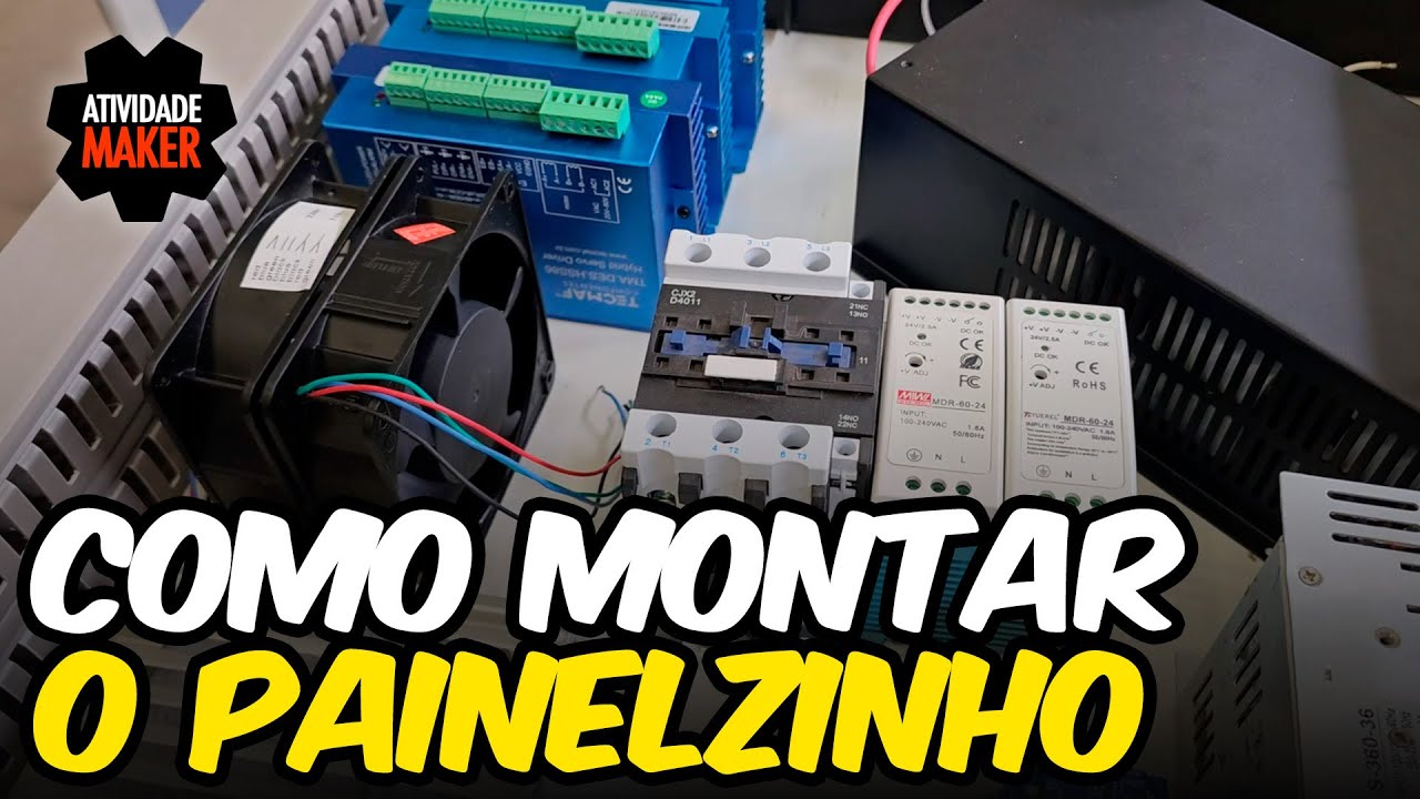 Como eu monto o painel elétrico da CNC LASER CO2 180W