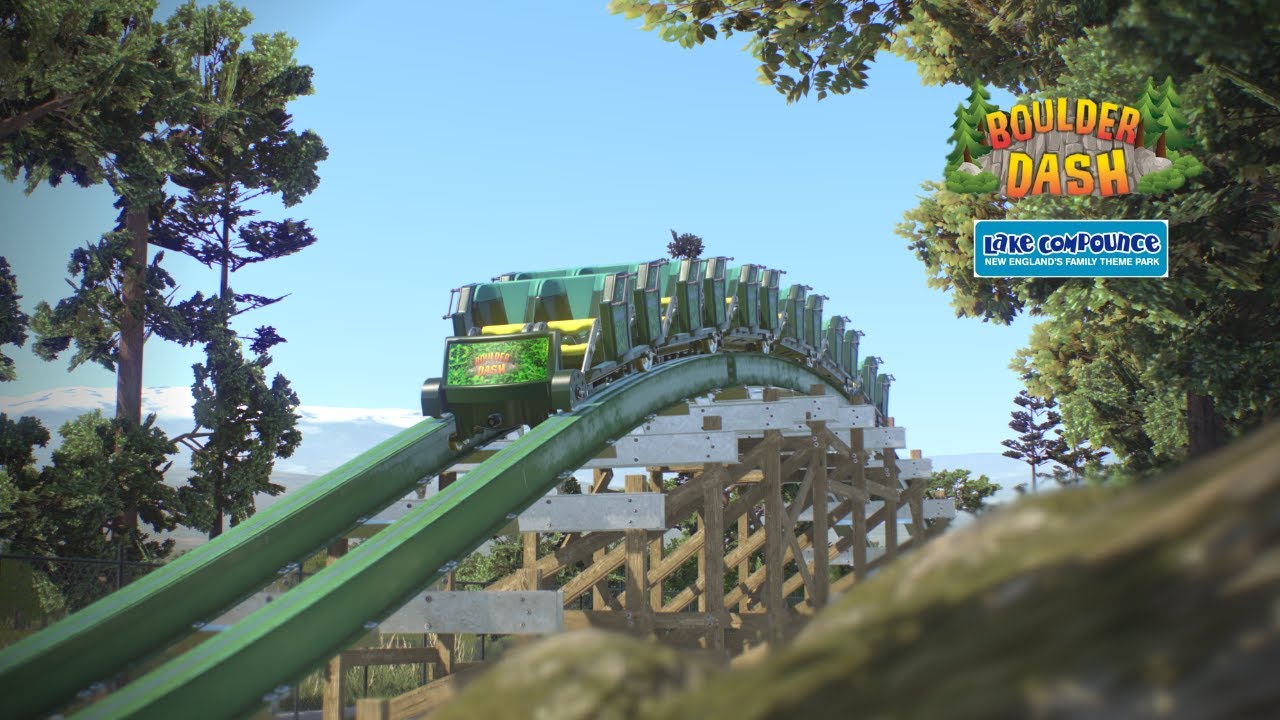 Boulder Dash | Lake Compounce | RMC Coaster Ibox Track | NoLimits2