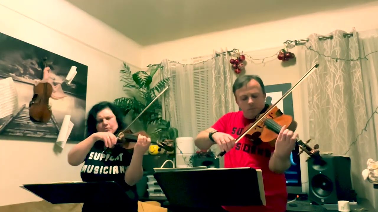 Robert Fuchs's Duets,op 60 #8 for violin&viola