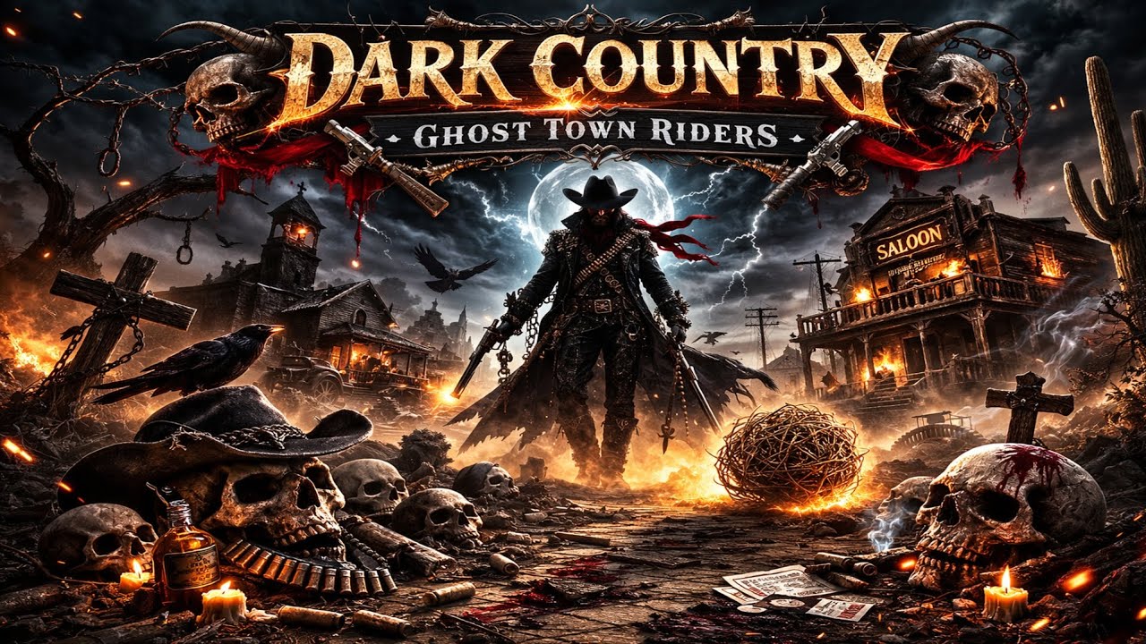 DARK COUNTRY - Ghost Town Riders ( Darke Country - Heavy Metal ) 