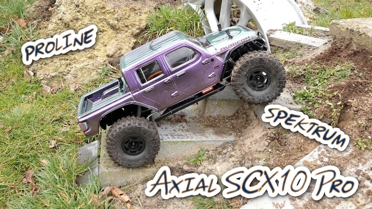 Axial SCX10 Pro - Die ersten Meter/First Run/Spektrum/Proline [German]