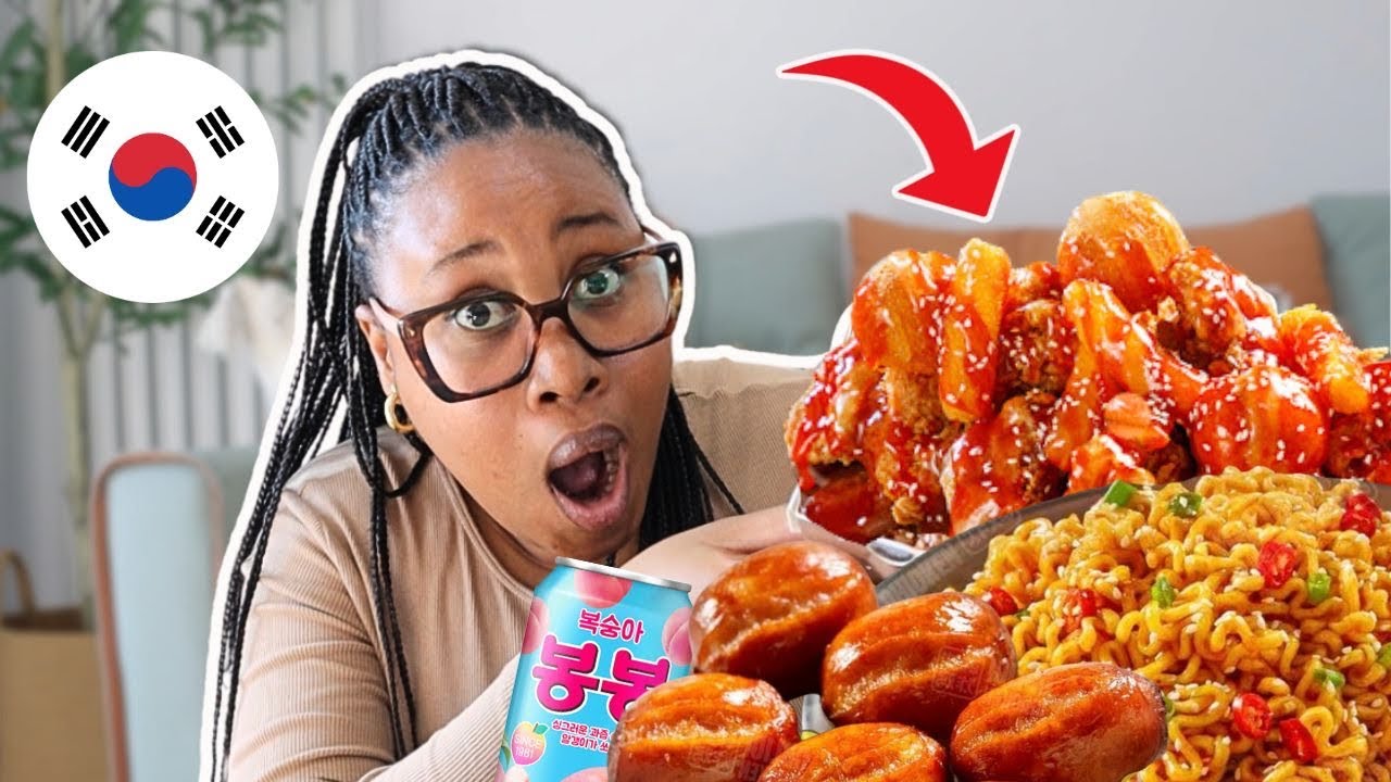 Trying Korea's Street Food for the first time | honest review | eating