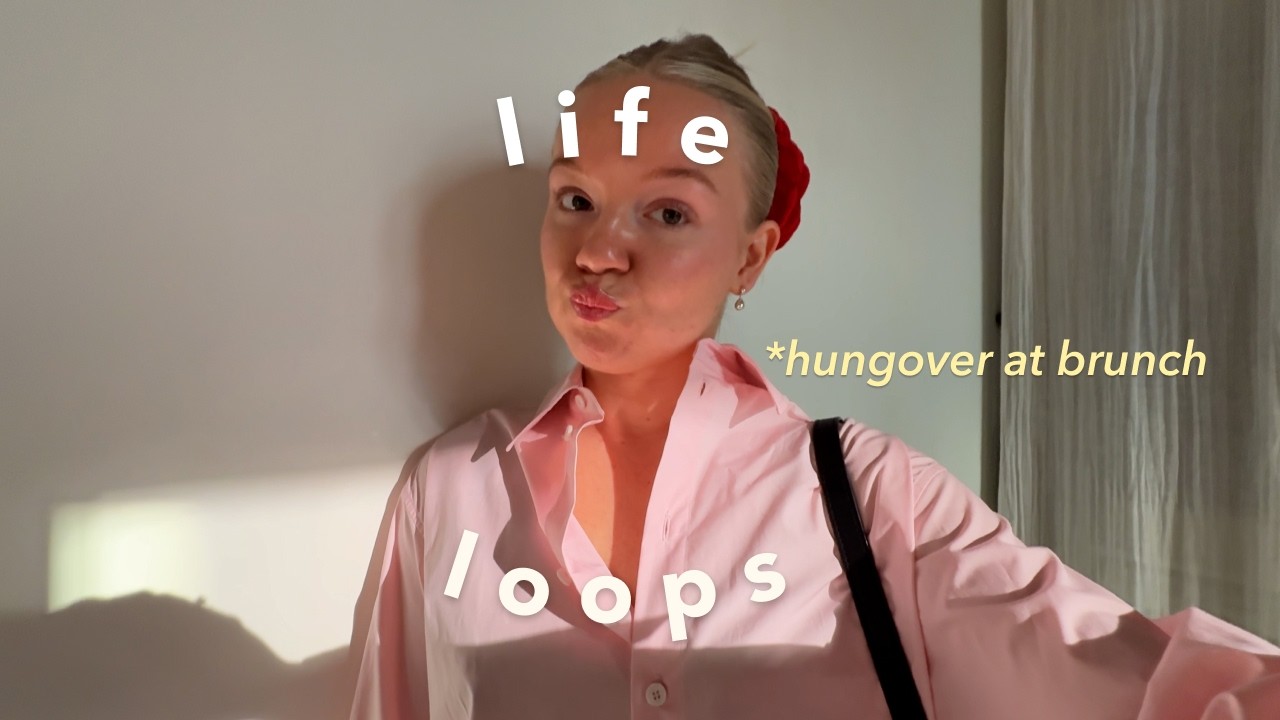 Copenhagen vlog: a few days in my life | new hair, movie date, theme party girls night & gift haul