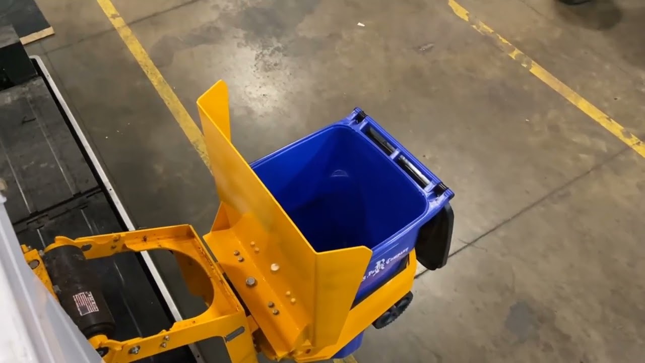 Chute Addition Helps Reduce Spillage and Directs Trash Deeper into the Hopper