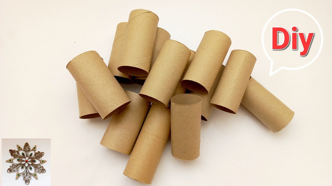 Amazing transformation with toilet paper roll - recycling idea