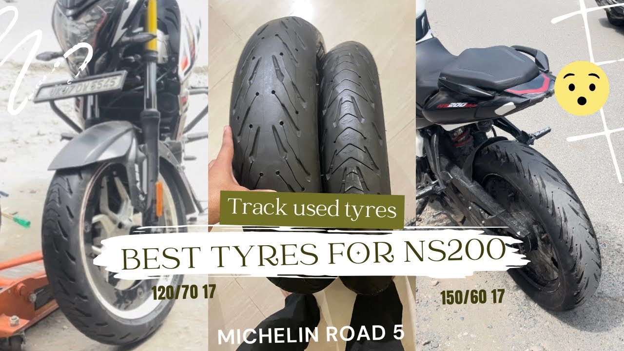 BEST BUDGET TYRES FOR NS 200🚀| TRACK USED TYRES | SUPER BIKE TYRES😱