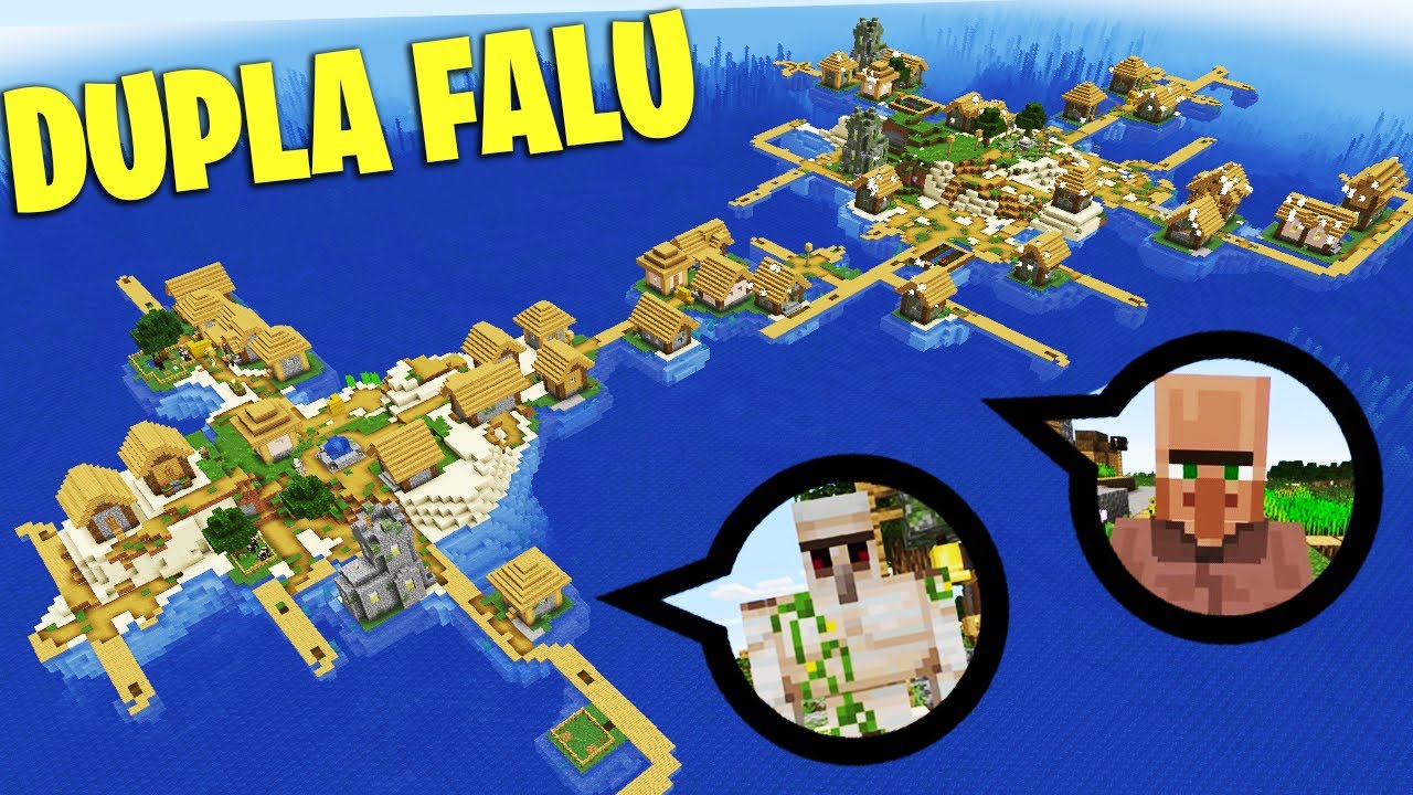 10 Ritka Minecraft Seed - Erre mennyi es&eacute;ly volt??