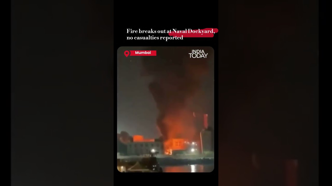Fire Breaks Out At Mumbai Naval Dockyard, No Casualties Reported
