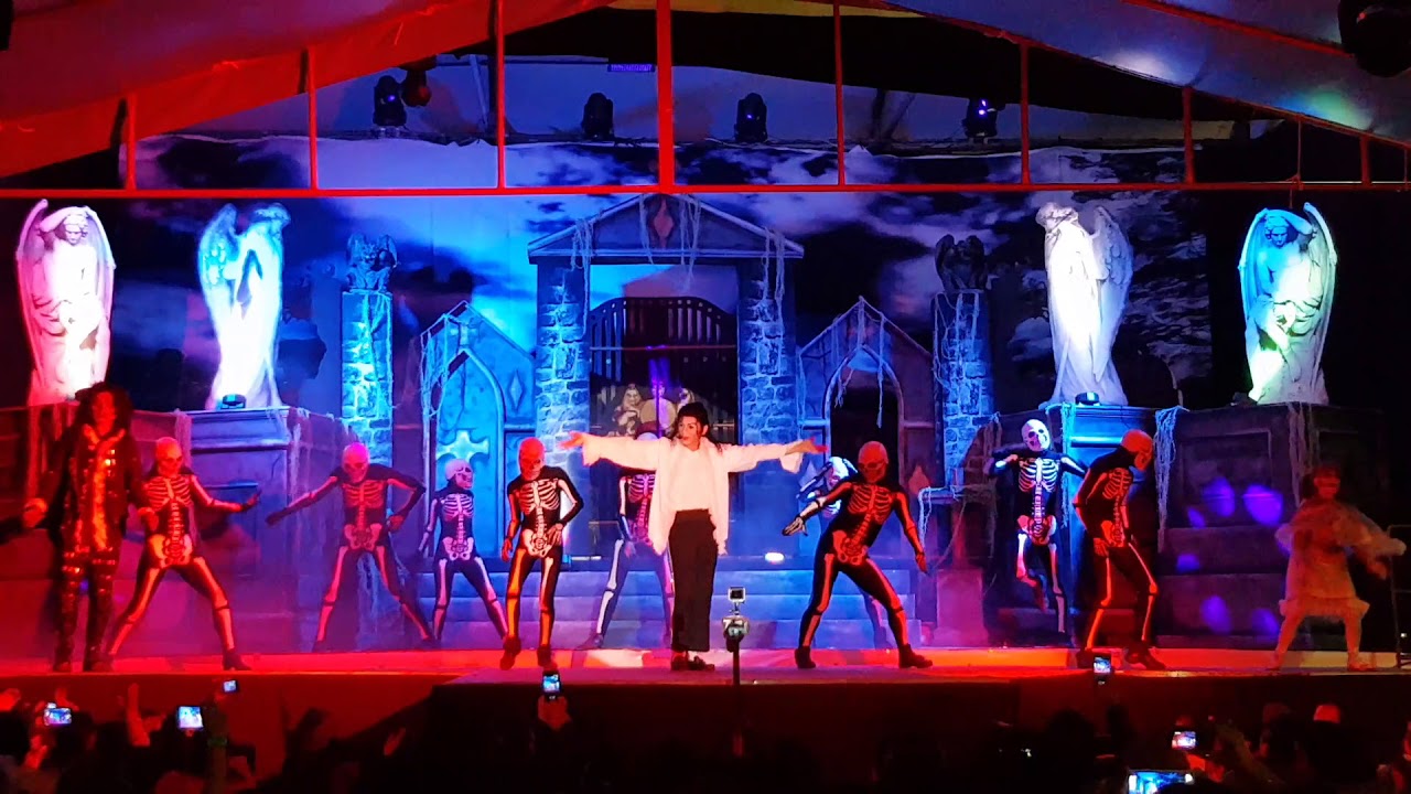 Imitador de Michael Jackson Invasion Zombie Feria de Chapultepec Ghost 2017