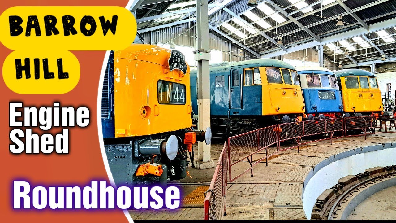 Day out at Barrow Hill Railway Museum, Trains Galore
