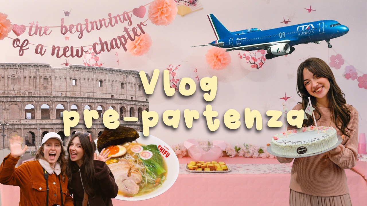 Vlog pre-partenza 🧳 Ritiro il visto a Roma, preparo la valigia e via! ✈️