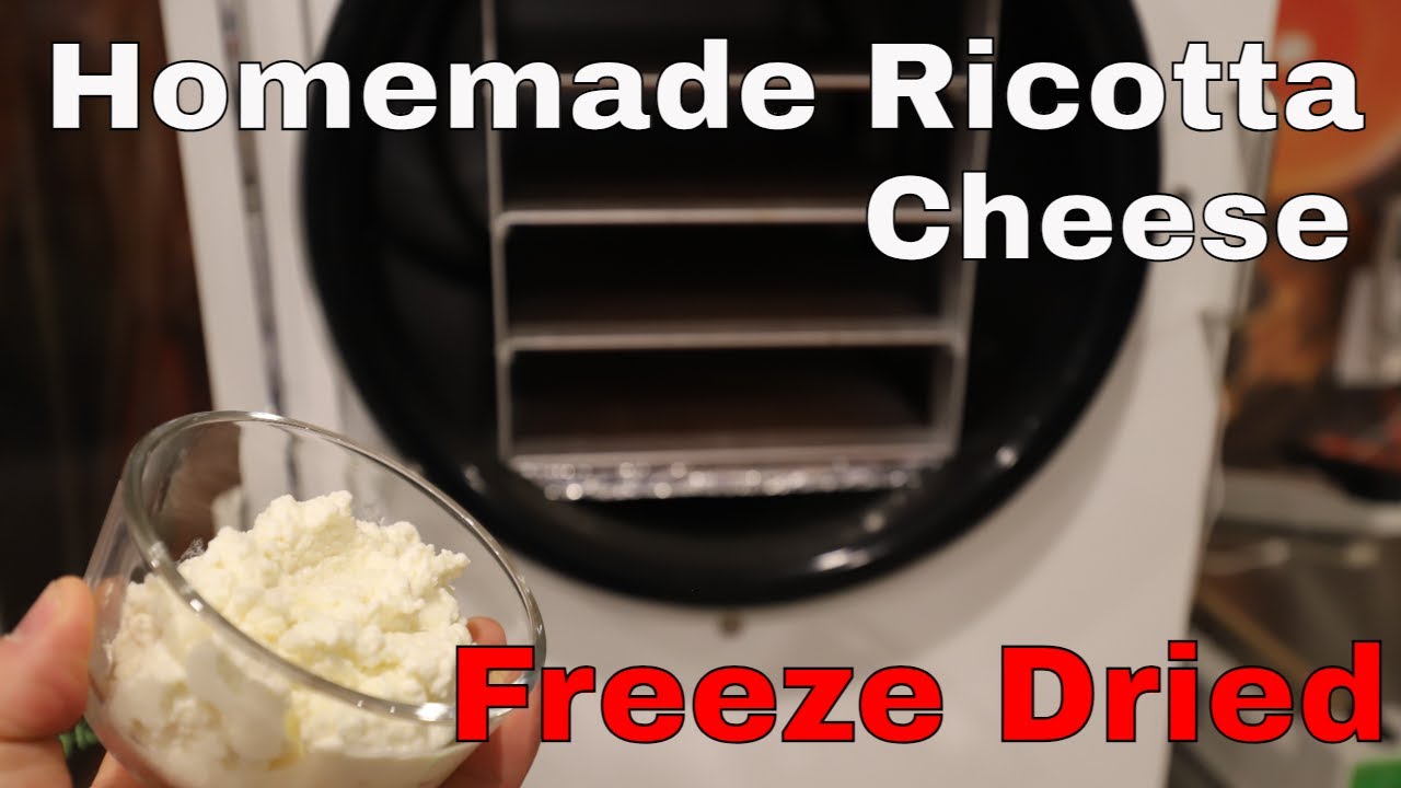 Freeze Dried Homemade Ricotta Cheese Recipe #freezedriedcheese