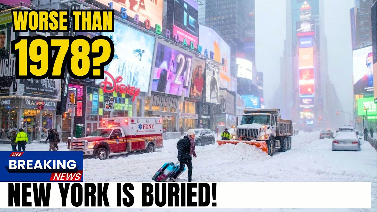 Breaking News: NYC Hit by CHAOS! 3 Feet Snow DUMPS on Long Island, I-95 COLLAPSES