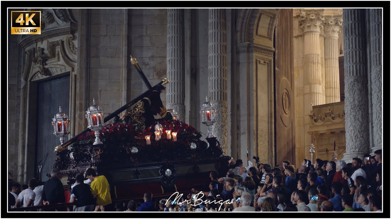 [4K] JESÚS CAÍDO TRASLADO SIC |CATEDRAL| PROCESIÓN MAGNA 2022 CÁDIZ| AM OLIVA VEJER