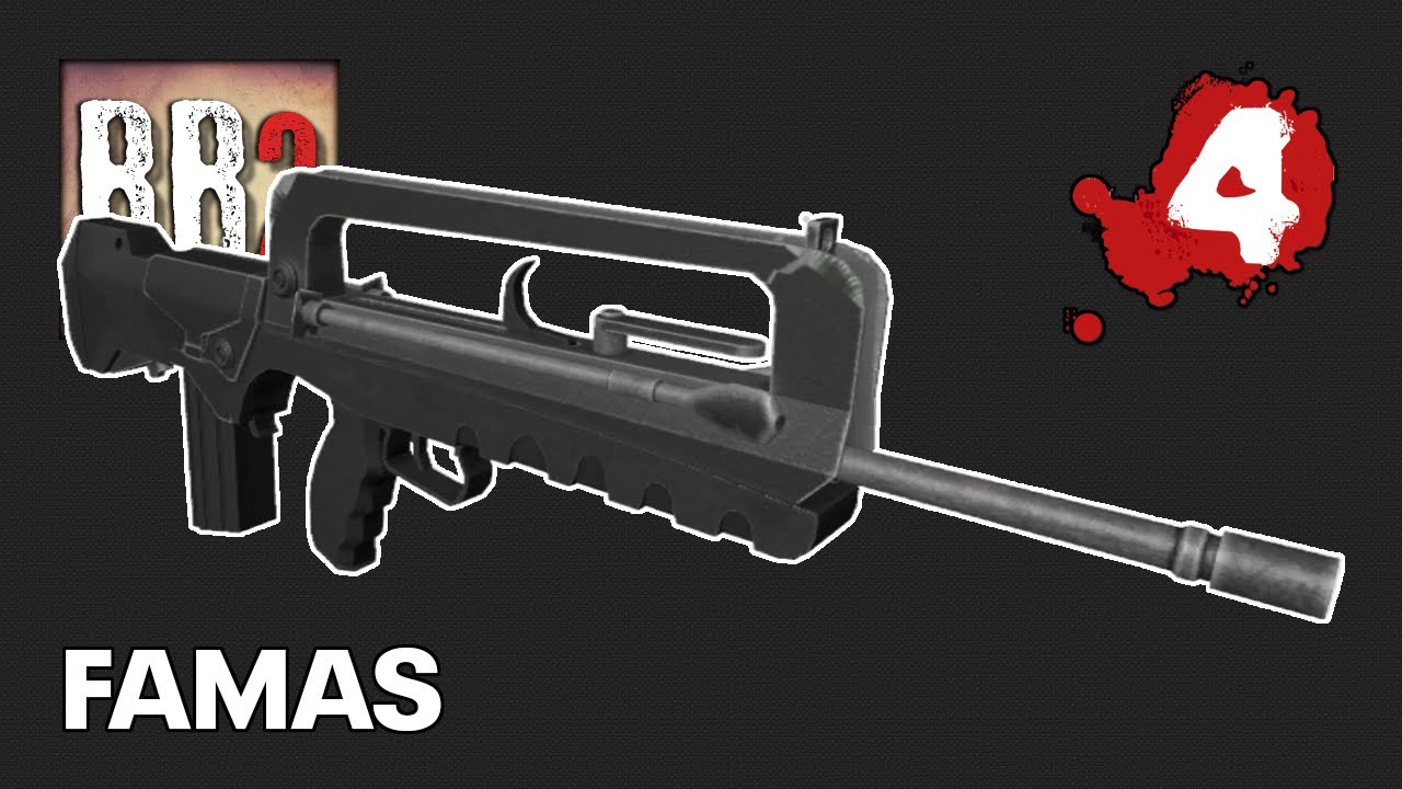 BrainBread 2's FAMAS in - Left 4 Dead 2 - Desert Rifle Mod