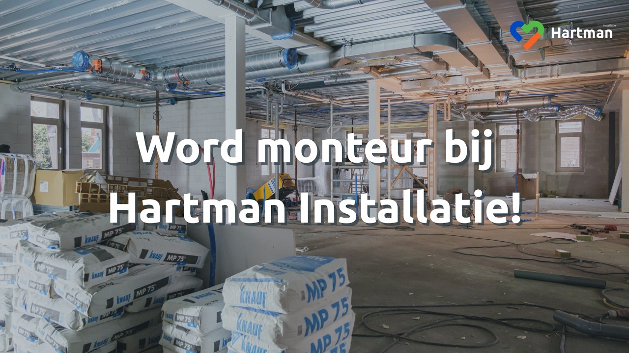 Vacatures Installatietechniek: Word onderdeel van het hechte team bij Hartman Installatie