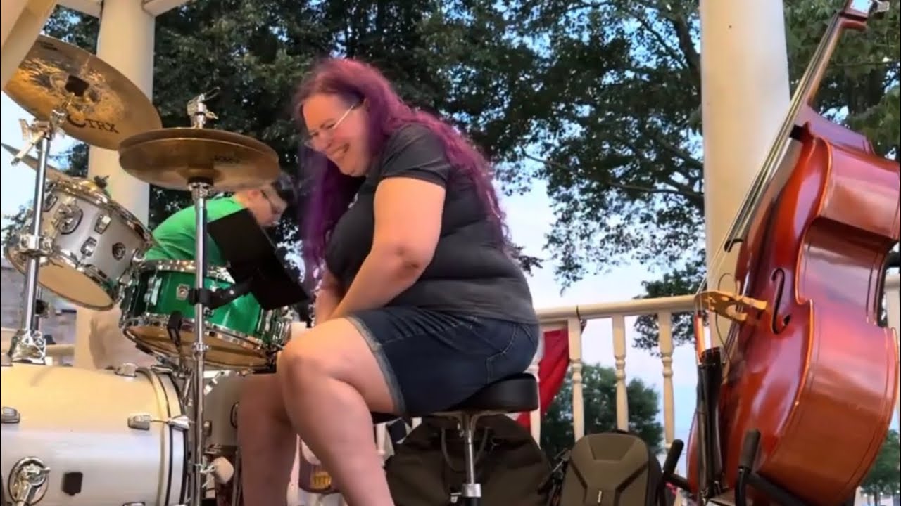 Dancing Men featuring drummer Penny Larson 