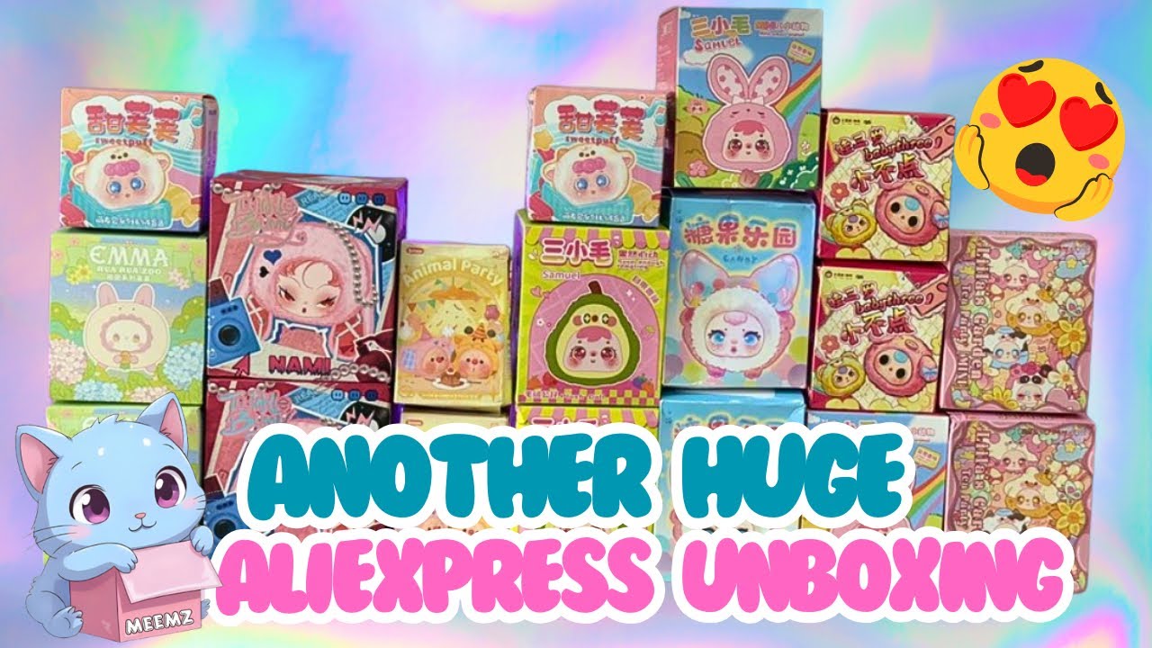 UNBOXING A TON OF PLUSHIE BLIND BOXES 🧸 | AliExpress Edition 🐾