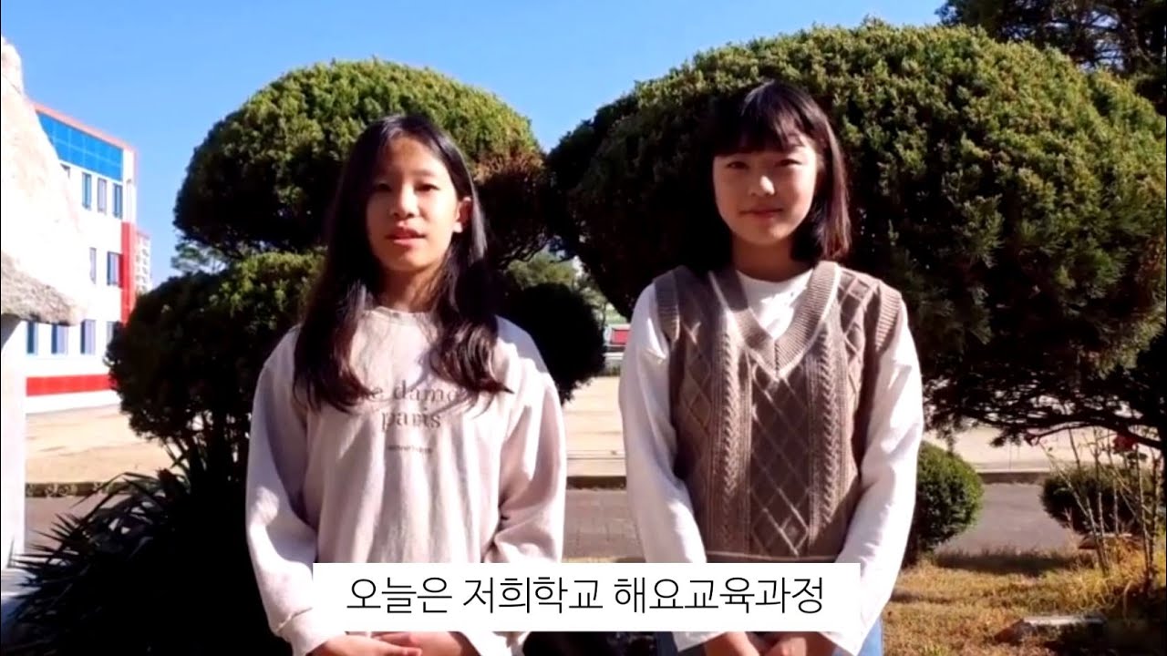 횡성초등학교 5-6학년군 해요 수업 영상