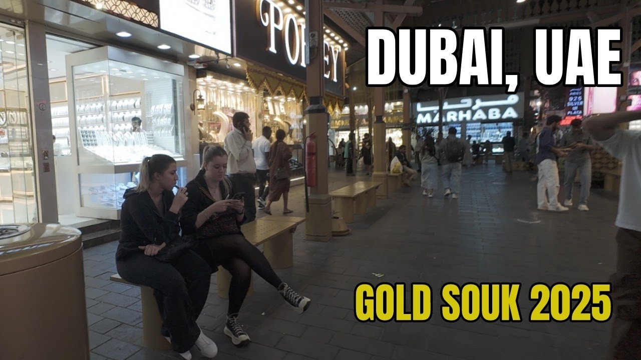 Dubai walking tour 2025 | Gold Souk Deira Old Baladiya Street
