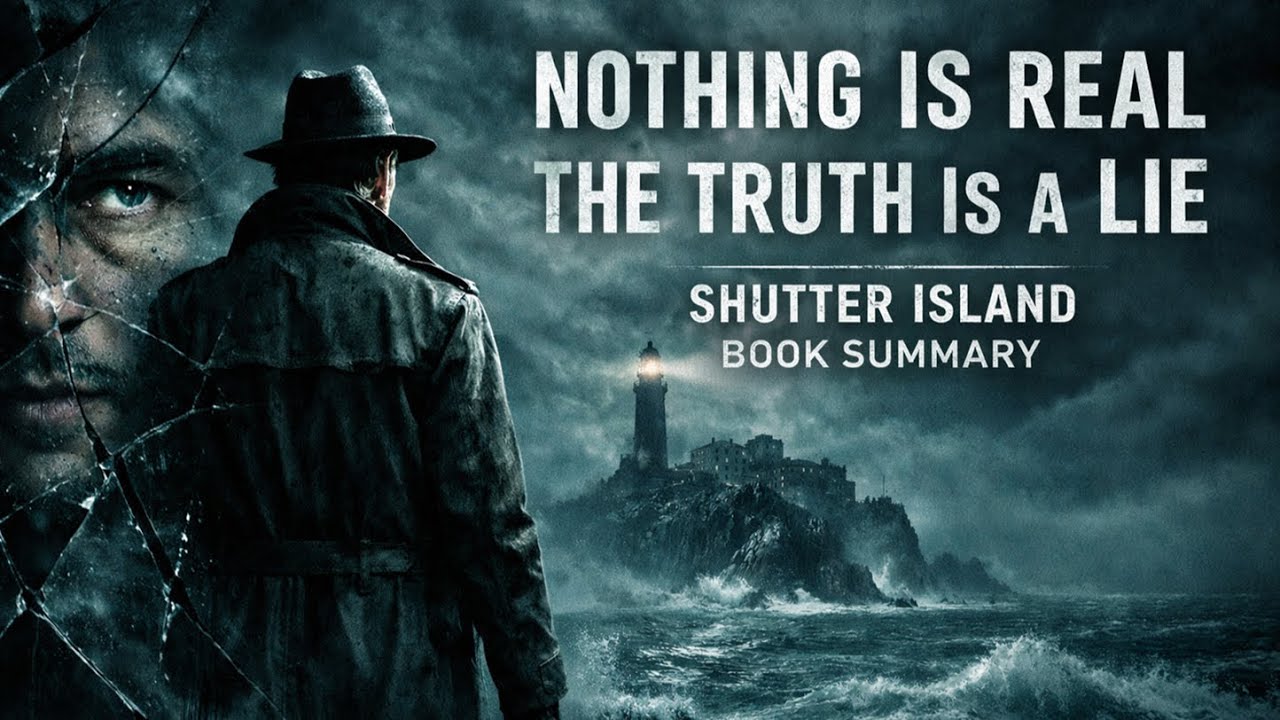 The Darkest Psychological Twist Ever | Shutter Island by Dennis Lehane Book Summary Hindi | ReadWise