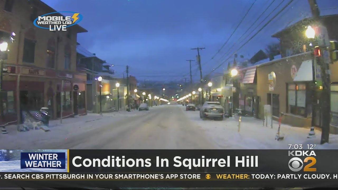 Road Conditions Somewhat Hazardous In Squirrel Hill