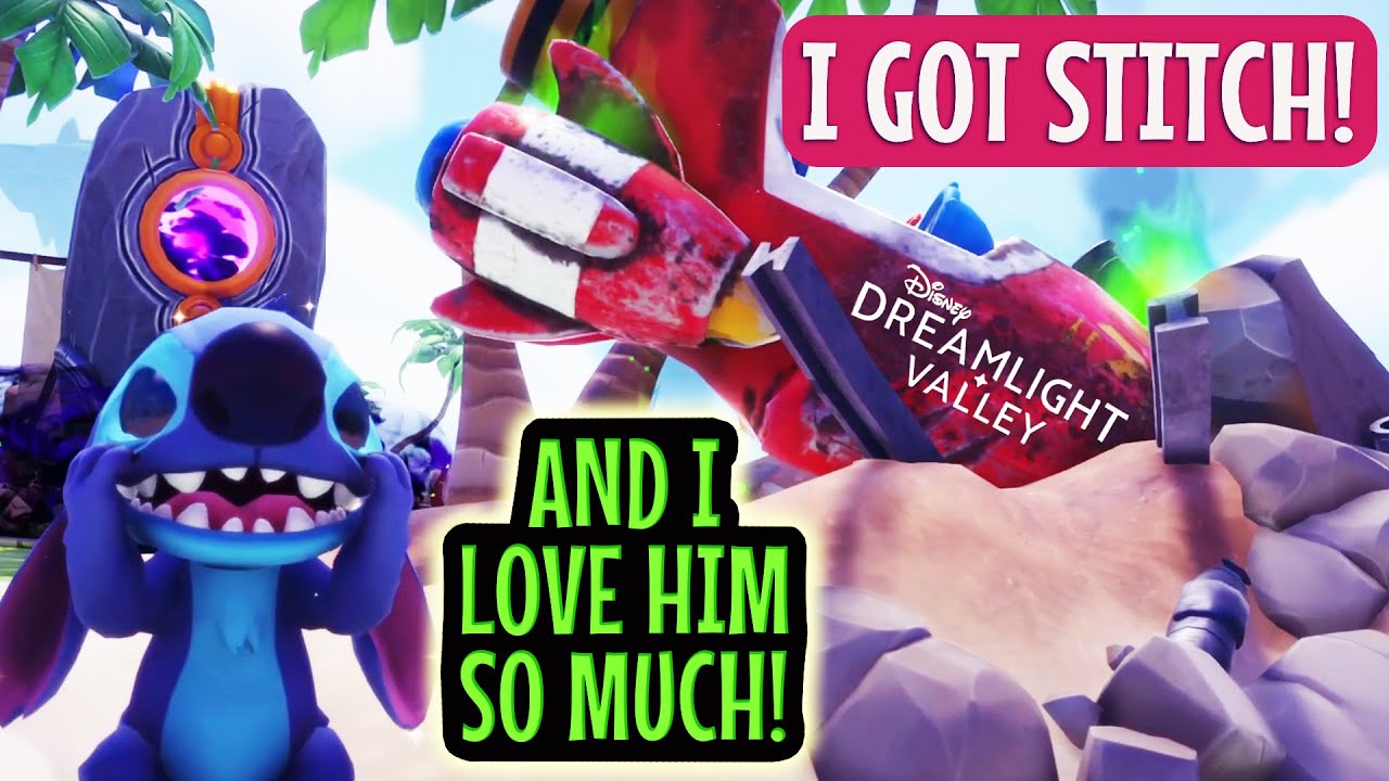 I Finally Got Stitch in DISNEY Dreamlight Valley. He Is My New Favorite Character! Stitch Quest.