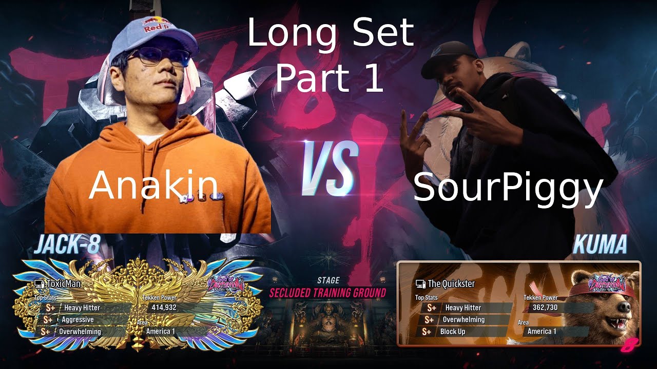 [Part 1] TSE | SOURPIGGY (KUMA) vs RB | ANAKIN (JACK-8) | High Level Long Set Tekken 8