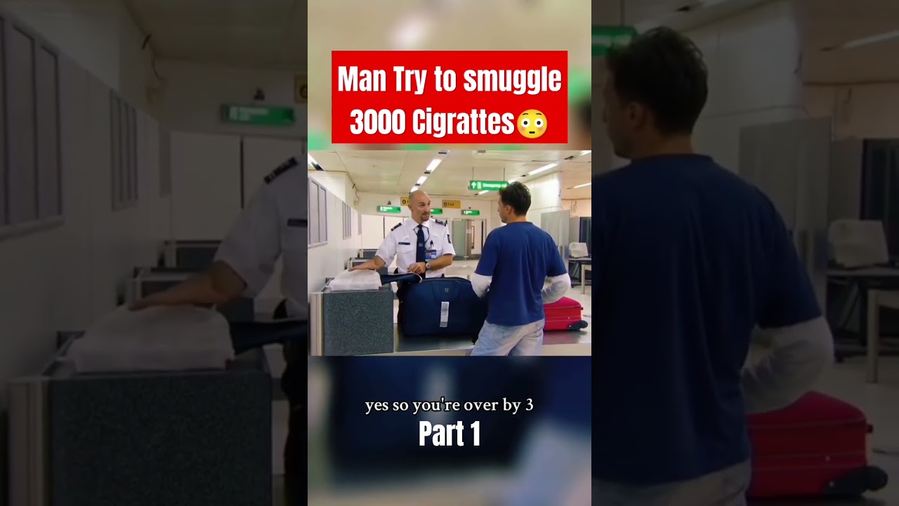 Man try to smuggle 3000 Cigarettes Part 1 #smugling  #immigration #uk
