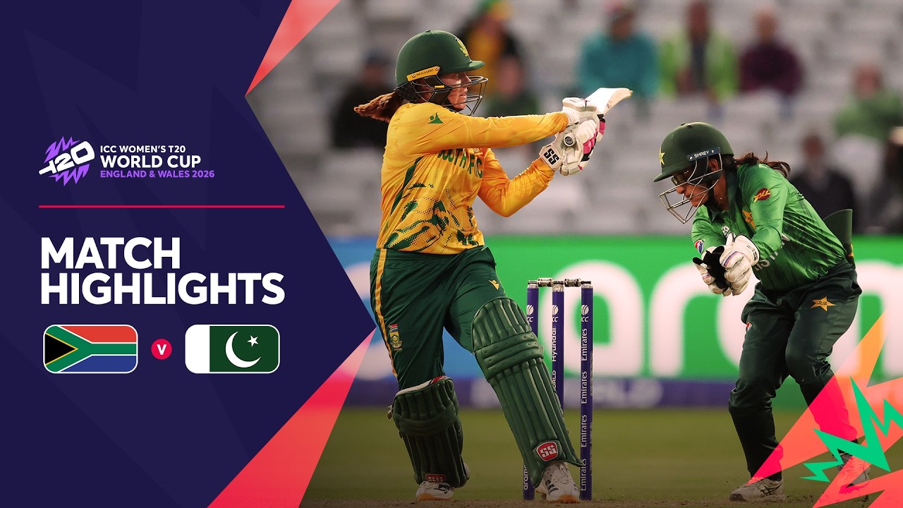 South Africa v Pakistan | Match Highlights | Women's #T20WorldCup 2026